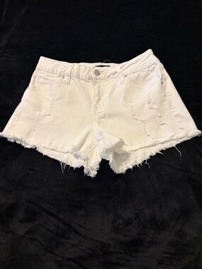 Angel Kiss Denim Collection white shorts.